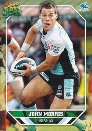 2011 NRL Champions Common Card - Base 047 John Morris Cronulla Sharks