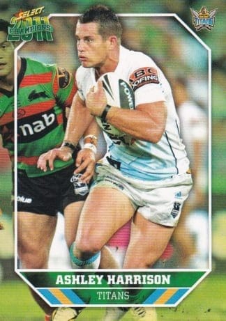 2011 NRL Champions Common Card - Base 059 Ashley Harrison Gold Coast Titans