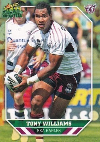 2011 NRL Champions Common Card - Base 066 Tony Williams Manly Sea Eagles