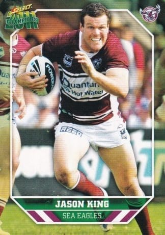 2011 NRL Champions Common Card - Base 068 Jason King Manly Sea Eagles