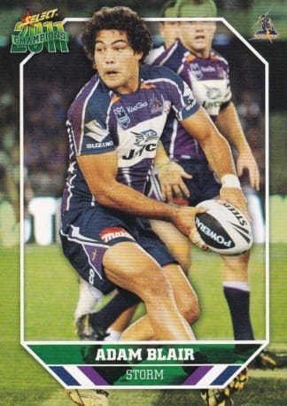 2011 NRL Champions Common Card - Base 078 Adam Blair Melbourne Storm