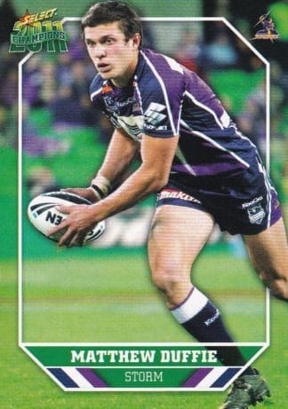 2011 NRL Champions Common Card - Base 083 Matthew Duffie Melbourne Storm