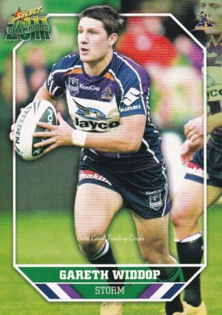 2011 NRL Champions Common Card - Base 086 Gareth Widdop Melbourne Storm