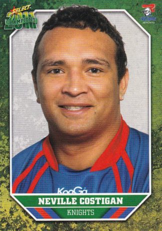 2011 NRL Champions Common Card - Base 092 Neville Costigan Newcastle Knights
