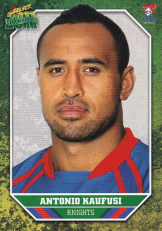 2011 NRL Champions Common Card - Base 093 Antonio Kaufusi Newcastle Knights