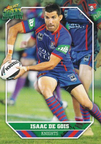2011 NRL Champions Common Card - Base 097 Isaac De Gois Newcastle Knights