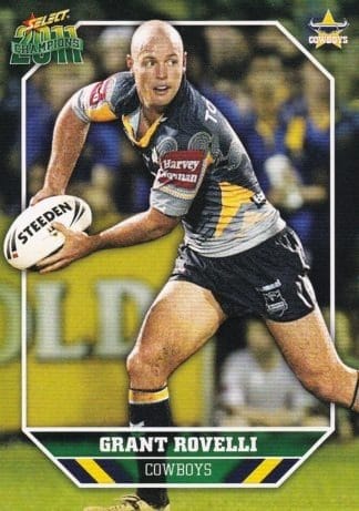 2011 NRL Champions Common Card - Base 110 Grant Rovelli North Qld Cowboys