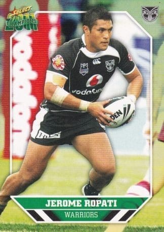 2011 NRL Champions Common Card - Base 182 Jerome Ropati New Zealand Warriors