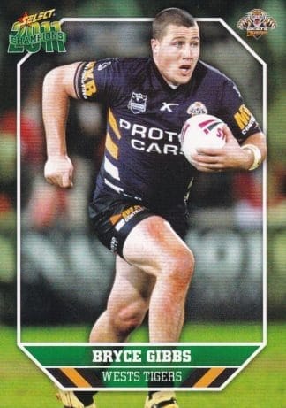 2011 NRL Champions Common Card - Base 189 Bryce Gibbs Wests Tigers