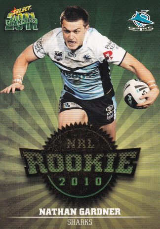 2011 NRL Champions 2010 NRL Rookie - ERROR R14/R53 Nathan Gardner & Bill Tupou