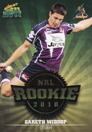 2011 NRL Champions 2010 NRL Rookie - R29 Gareth Widdop Melbourne Storm