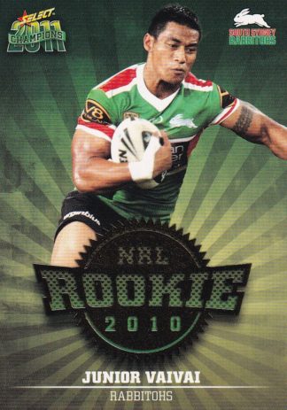 2011 NRL Champions 2010 NRL Rookie - R42 Junior Vaivai South Sydney Rabbitohs