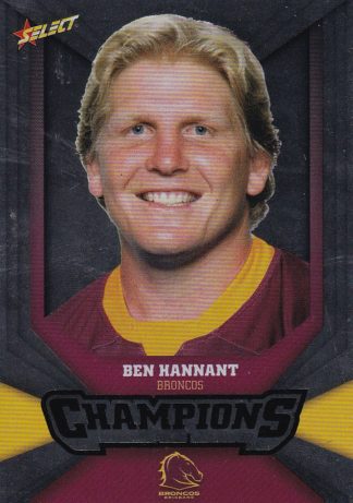 2011 NRL Champions Silver Parallel - SP011 Ben Hannant Brisbane Broncos