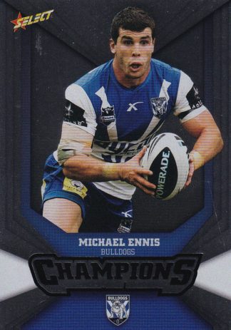 2011 NRL Champions Silver Parallel - SP018 Michael Ennis Canterbury Bulldogs