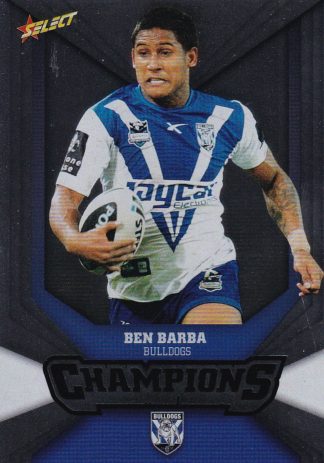 2011 NRL Champions Silver Parallel - SP021 Ben Barba Canterbury Bulldogs