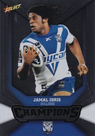 2011 NRL Champions Silver Parallel - SP023 Jamal Idris Canterbury Bulldogs