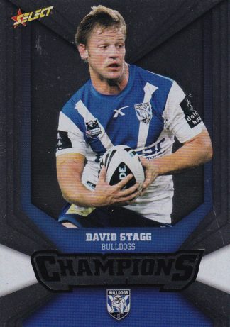 2011 NRL Champions Silver Parallel - SP028 David Stagg Canterbury Bulldogs