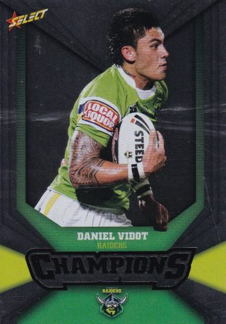 2011 NRL Champions Silver Parallel - SP035 Daniel Vidot Canberra Raiders