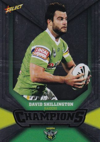 2011 NRL Champions Silver Parallel - SP039 David Shillington Canberra Raiders