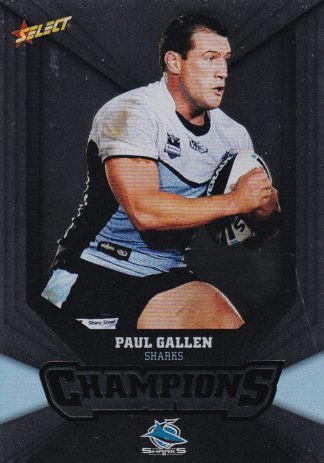2011 NRL Champions Silver Parallel - SP041 Paul Gallen Cronulla Sharks