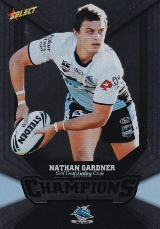 2011 NRL Champions Silver Parallel - SP046 Nathan Gardner Cronulla Sharks