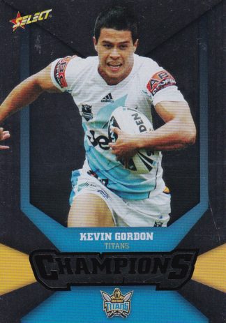 2011 NRL Champions Silver Parallel - SP058 Kevin Gordon Gold Coast Titans