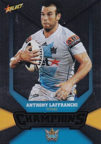 2011 NRL Champions Silver Parallel - SP060 Anthony Laffranchi Gold Coast Titans