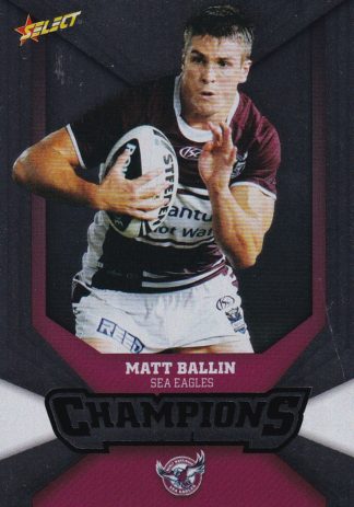 2011 NRL Champions Silver Parallel - SP067 Matt Ballin Manly Sea Eagles