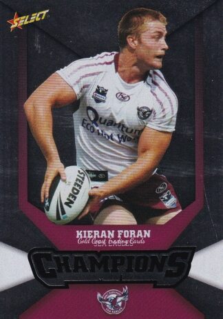 2011 NRL Champions Silver Parallel - SP072 Kieran Foran Manly Sea Eagles