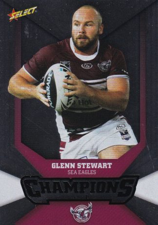 2011 NRL Champions Silver Parallel - SP075 Glenn Stewart Manly Sea Eagles