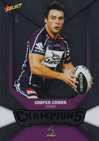 2011 NRL Champions Silver Parallel - SP079 Cooper Cronk Melbourne Storm