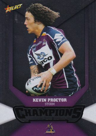 2011 NRL Champions Silver Parallel - SP084 Kevin Proctor Melbourne Storm