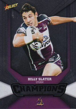 2011 NRL Champions Silver Parallel - SP087 Billy Slater Melbourne Storm