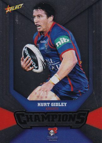 2011 NRL Champions Silver Parallel - SP089 Kurt Gidley Newcastle Knights
