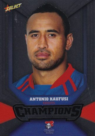 2011 NRL Champions Silver Parallel - SP093 Antonio Kaufusi Newcastle Knights