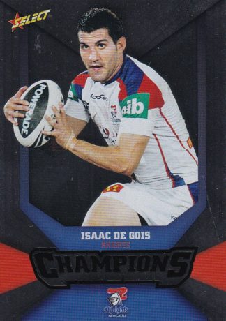 2011 NRL Champions Silver Parallel - SP097 Isaac De Gois Newcastle Knights