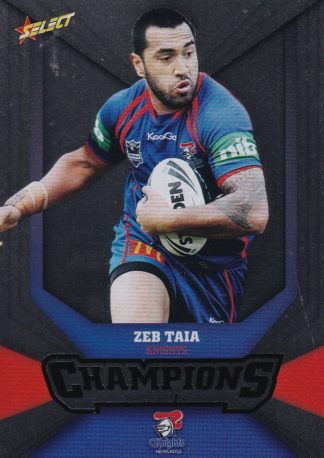 2011 NRL Champions Silver Parallel - SP099 Zeb Taia Newcastle Knights