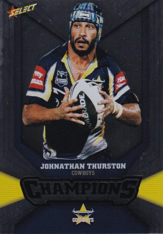 2011 NRL Champions Silver Parallel - SP101 Johnathan Thurston North Qld Cowboys