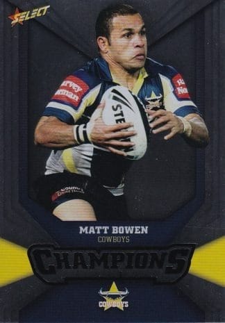 2011 NRL Champions Silver Parallel - SP103 Matt Bowen North Qld Cowboys