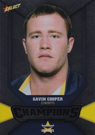 2011 NRL Champions Silver Parallel - SP106 Gavin Cooper North Qld Cowboys