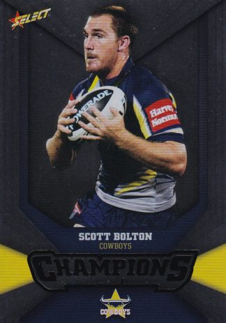 2011 NRL Champions Silver Parallel - SP108 Scott Bolton North Qld Cowboys