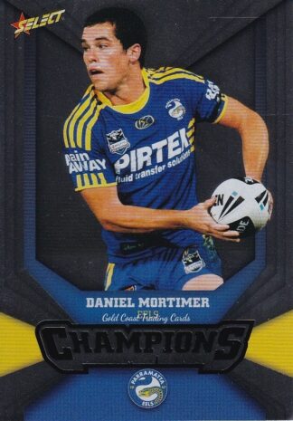 2011 NRL Champions Silver Parallel - SP122 Daniel Mortimer Parramatta Eels
