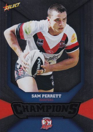 2011 NRL Champions Silver Parallel - SP171 Sam Perrett Sydney Roosters