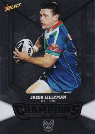 2011 NRL Champions Silver Parallel - SP176 Jacob Lillyman Warriors