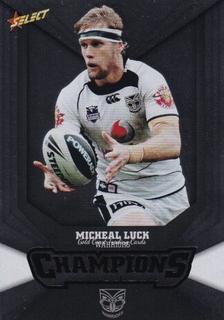 2011 NRL Champions Silver Parallel - SP177 Michael Luck Warriors
