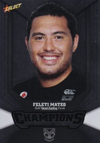 2011 NRL Champions Silver Parallel - SP183 Feleti Mateo Warriors