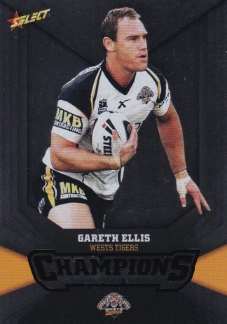 2011 NRL Champions Silver Parallel - SP187 Gareth Ellis Wests Tigers