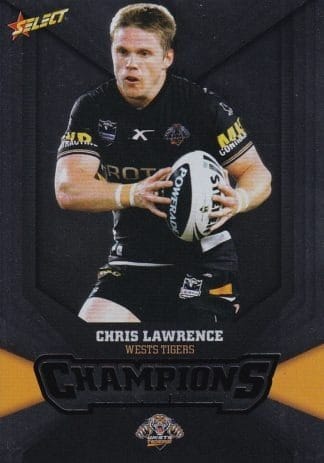 2011 NRL Champions Silver Parallel - SP193 Chris Lawrence Wests Tigers