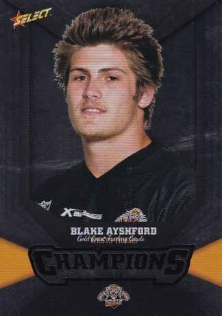 2011 NRL Champions Silver Parallel - SP195 Blake Ayshford Wests Tigers