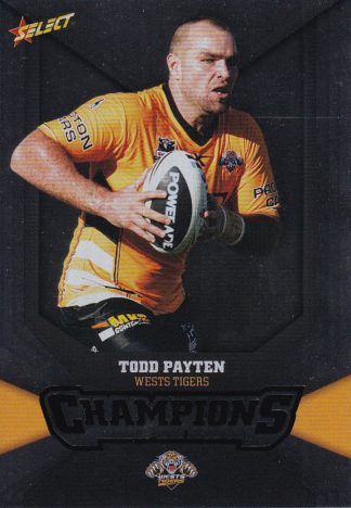 2011 NRL Champions Silver Parallel - SP196 Todd Payten Wests Tigers